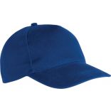 Casquette coton épais 5 panneaux KP162 - Royal Blue