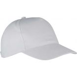 Casquette coton épais 5 panneaux KP162 - White