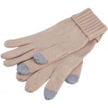 Gants écran tactile en tricot KP407 - Beige