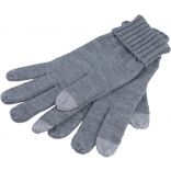 Gants écran tactile en tricot KP407 - Grey Melange