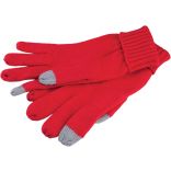 Gants écran tactile en tricot KP407 - Red