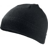 Bonnet tricot KP509 - Black-One Size