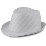 Chapeau de paille style Panama rétro KP612 - White