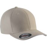 Casquette Flexit® sandwich contrasté 6 panneaux - Beige / White