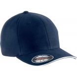 Casquette Flexit® sandwich contrasté 6 panneaux - Navy / White