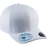 Casquette sport Flexit® cool & dry 6 panneaux KP904 - White