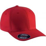 Casquette Flexit® coton brossé 6 panneaux KP907 - Red