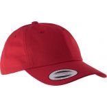 Casquette classique profil bas KP913 - Red