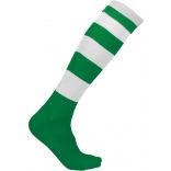 Chaussettes de sport cerclées PA021 - Dark Green / White