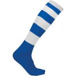 Chaussettes de sport cerclées PA021 - Dark royal Blue / White