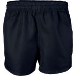 Short rugby Élite unisexe PA138 - Black