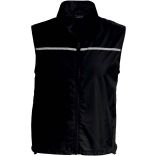 Gilet d'entrainement Runner dos filet PA234 - Black