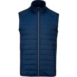 Veste sport sans manches bi-matière PA235 - Sporty Navy / Sporty Navy