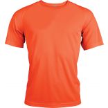 T-shirt homme manches courtes sport PA438 - Fluorescent Orange