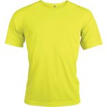 T-shirt homme manches courtes sport PA438 - Fluorescent Yellow