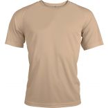 T-shirt homme manches courtes sport PA438 - Sand