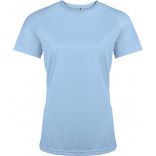 T-shirt femme manches courtes sport PA439 - Sky Blue