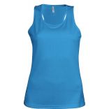 Débardeur femme sport PA442 - Aqua Blue