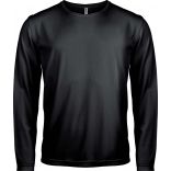 T-shirt homme manches longues sport PA443 - Black