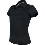 Polo femme manches courtes PA481 - Black