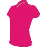 Polo femme manches courtes PA481 - Fuchsia