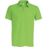 Polo homme sport manches courtes PA482 - Lime