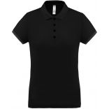 Polo femme piqué performance PA490 - Black / Black