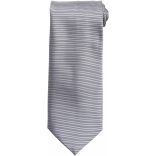 Cravate Horizontal Stripe PB22 - Silver