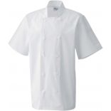 Veste de cuisine manches courtes PR656 - White