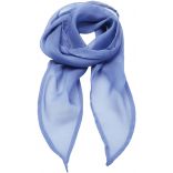 Foulard mousseline PR740 - Mid Blue