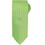 Cravate à motif carré PR788 - Lime