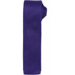 Cravate fine tricotée PR789 - Purple