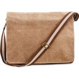 Sac courrier vintage en toile QD610 - Sahara