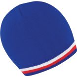 Bonnet "Supporter" R368X - Royal Blue / White / Red