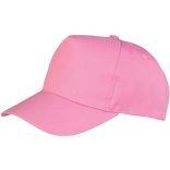 Casquette 5 panneaux Boston RC084X - Pink