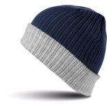 Bonnet "Chunky" - Navy / Grey