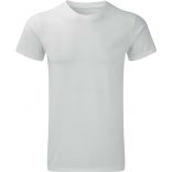 T-shirt polycoton col rond RU165M - White