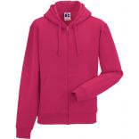 Sweat-shirt zippé capuche authentic RU266M - Fuchsia