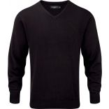 Pull homme col V RU710M - Black