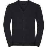 Pull homme Cardigan RU715M - Charcoal Marl