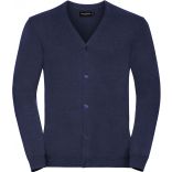 Pull homme Cardigan RU715M - Denim Marl