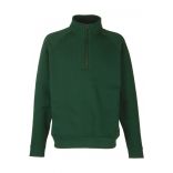 SWEAT-SHIRT COL ZIPPÉ PREMIUM (62-032-0) Bottle Green - XL