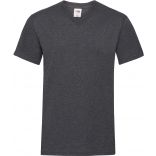 T-shirt homme col V Valueweight SC22V - Dark Heather Grey