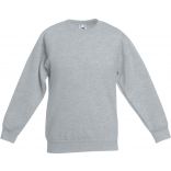 Sweat-shirt enfant col rond classic SC62041 - Heather Grey