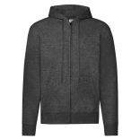 Sweat-shirt homme zippé à capuche classic SC62062 - Dark Heather Grey