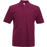 Polo heavy piqué 65/35 SC63204 - Burgundy