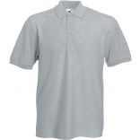 Polo heavy piqué 65/35 SC63204 - Heather Grey