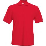 Polo heavy piqué 65/35 SC63204 - Red