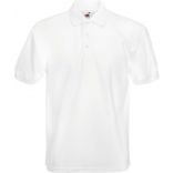 Polo heavy piqué 65/35 SC63204 - White