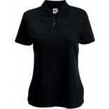 Polo femme piqué 65/35 SC63212 - Black